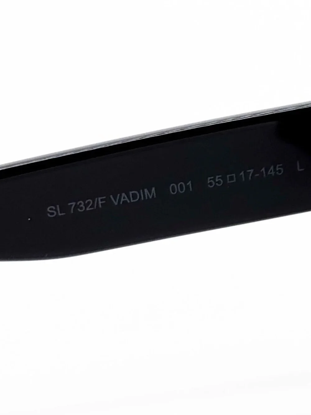 New Saint Laurent Square Black Sunglasses SL732/F Vadim 001